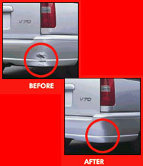 Toronto car dent removal, auto painting, paint scratches & body repairs, door dings, bumper damage - save 20%