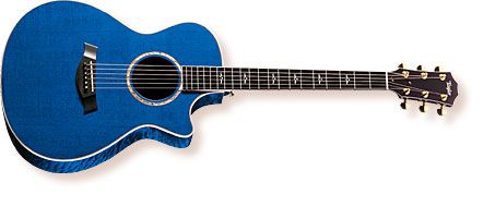 Taylor 612ce in gloss blue finish