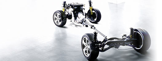Symmetrical All-Wheel Driving System